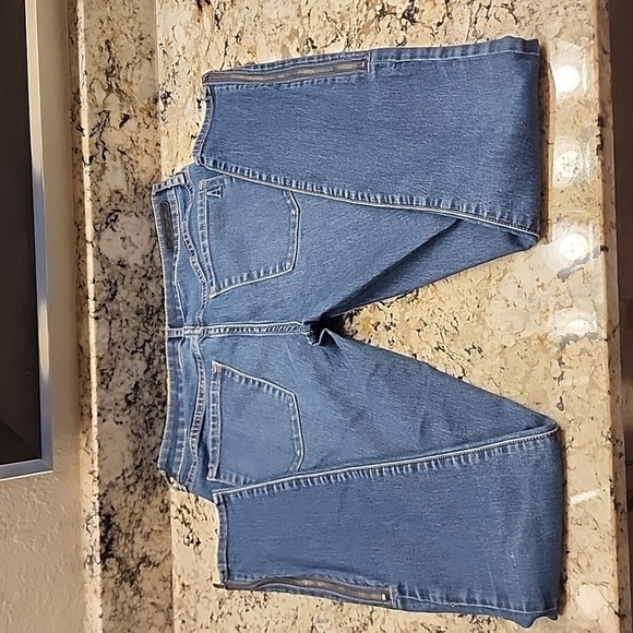 articles of society zipper ankle low rise blue skinny jeans 26 - Picture 3 of 14